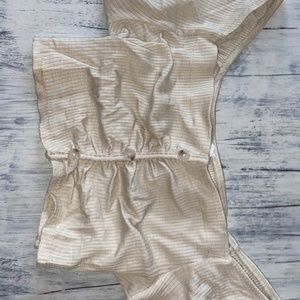 Button up short crop top